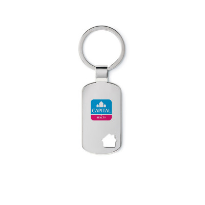 Key ring with house detail